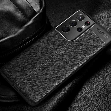Samsung Galaxy S21 ULTRA Suojakuori Cover (Musta)