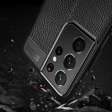 Samsung Galaxy S21 ULTRA Suojakuori Cover (Musta)
