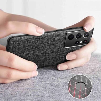 Samsung Galaxy S21 ULTRA Suojakuori Cover (Musta)