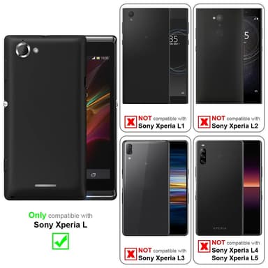 Sony Xperia L Suojakuori Cover (Valkoinen)