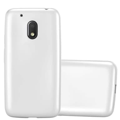 Motorola MOTO G4 PLAY Suojakuori Kotelo (Hopea)