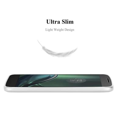 Motorola MOTO G4 PLAY Suojakuori Kotelo (Hopea)