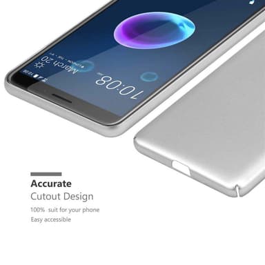 HTC Desire 12 Suojakuori Kotelo Cover (Hopea)