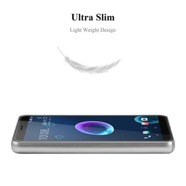 HTC Desire 12 Suojakuori Kotelo Cover (Hopea)