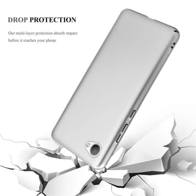 HTC Desire 12 Suojakuori Kotelo Cover (Hopea)