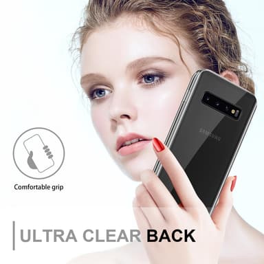 Samsung Galaxy S10 4G Suojakuori Cover (Läpinäkyvä)