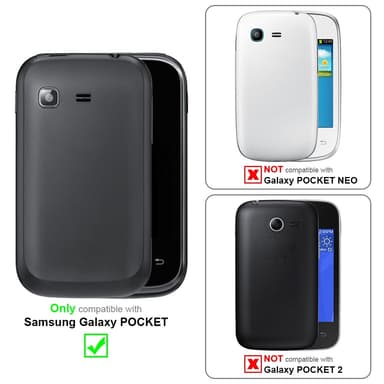 Samsung Galaxy POCKET Suojakuori Cover (Violetti)