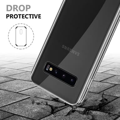 Samsung Galaxy S10 4G Suojakuori Cover (Läpinäkyvä)