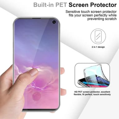 Samsung Galaxy S10 4G Suojakuori Cover (Läpinäkyvä)