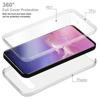 Samsung Galaxy S10 4G Suojakuori Cover (Läpinäkyvä)
