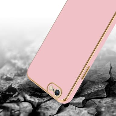 iPhone 6 / 6S Suojakuori Cover (Vaaleanpunainen)