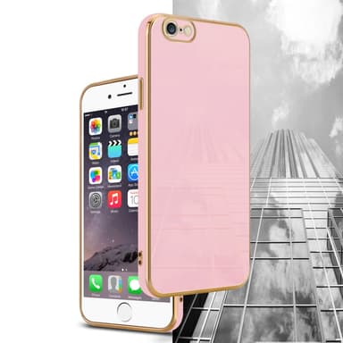 iPhone 6 / 6S Suojakuori Cover (Vaaleanpunainen)