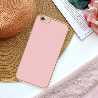 iPhone 6 / 6S Suojakuori Cover (Vaaleanpunainen)