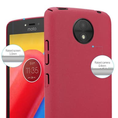 Motorola MOTO C PLUS Suojakuori Kotelo (Punainen)