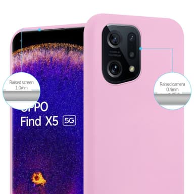 Suojakuori Oppo FIND X5 Kotelo (Vaaleanpunainen)