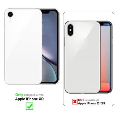 Suojakuori iPhone XR Lompakkokotelo (Hopea)