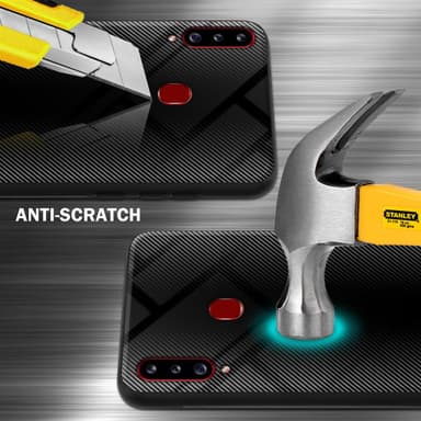 Samsung Galaxy A20s Suojakuori Kotelo (Musta)