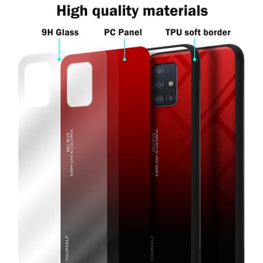 Suojakuori Samsung Galaxy A51 4G / M40s Kotelo (Musta)