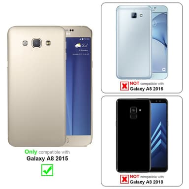 Samsung Galaxy A8 2015 Suojakuori Kotelo (Musta)