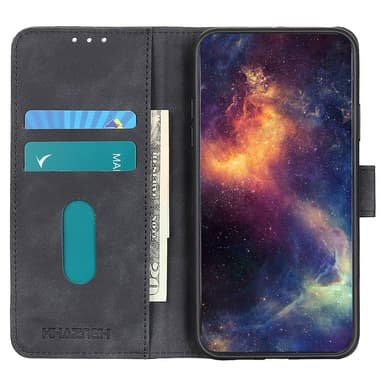 KHAZNEH OnePlus Nord CE4 Lite 5G - PU Nahkainen Retro Kuvioinen Puhelinkotelo - Musta