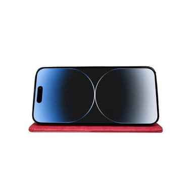 Lompakkokotelo 3-kortti iPhone 16 Plus - Vaaleanpunainen