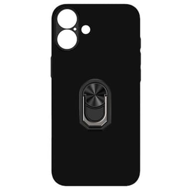 TPU sormuskotelo iPhone 16 Plus - Musta