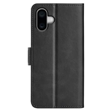 SKALO iPhone 16 Plus Premium Wallet Lompakkokotelo - Musta