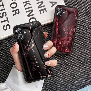 SKALO iPhone 16 Plus Marmori karkaistu lasi TPU-suojakuori - #3
