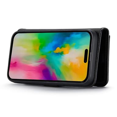 DG MING iPhone 16 Pro Max 2-in-1 magneetti lompakkokotelo - Musta