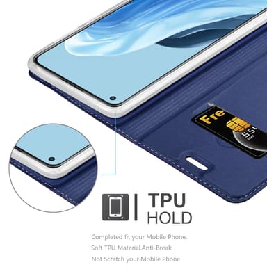 Oppo FIND X5 LITE / Reno7 5G Suojakuori Lompakkokotelo