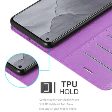 Realme GT Master Suojakuori Lompakkokotelo (Violetti)