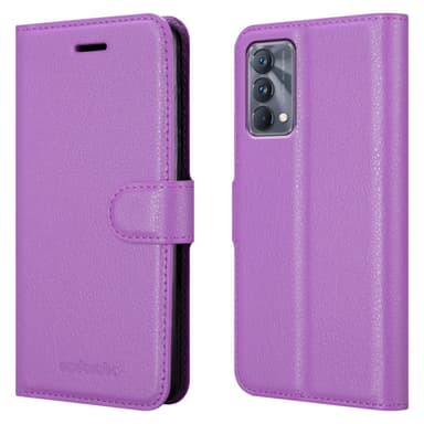 Realme GT Master Suojakuori Lompakkokotelo (Violetti)