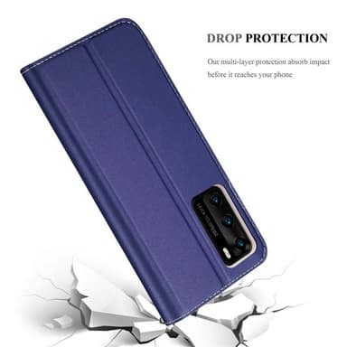 Huawei P40 Suojakuori Lompakkokotelo (Sininen)