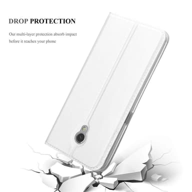 ZTE Blade V7 Suojakuori Lompakkokotelo (Hopea)