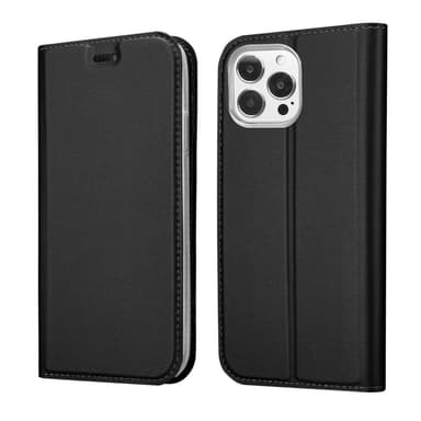 iPhone 13 PRO Suojakuori Lompakkokotelo (Musta)