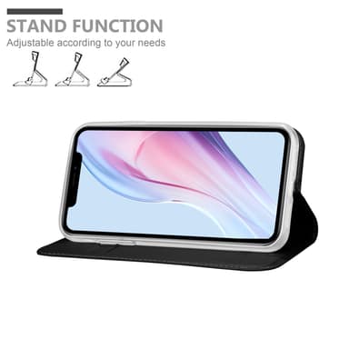 iPhone 13 PRO Suojakuori Lompakkokotelo (Musta)