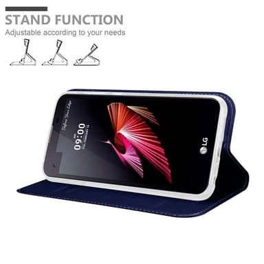 LG X SCREEN Suojakuori Lompakkokotelo (Sininen)