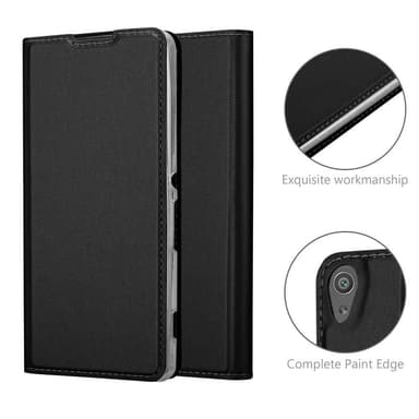 Sony Xperia XA Suojakuori Lompakkokotelo (Musta)