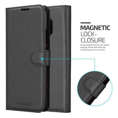 Huawei MATE 20 PRO Suojakuori Lompakkokotelo (Musta)