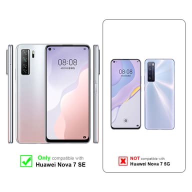Huawei NOVA 7 SE Suojakuori Lompakkokotelo (Musta)
