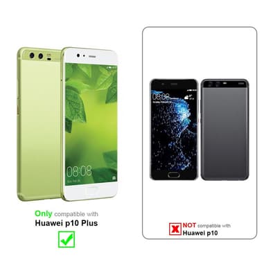 Huawei P10 PLUS Suojakuori Lompakkokotelo (Ruskea)