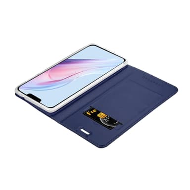 iPhone 13 MINI Suojakuori Lompakkokotelo (Sininen)