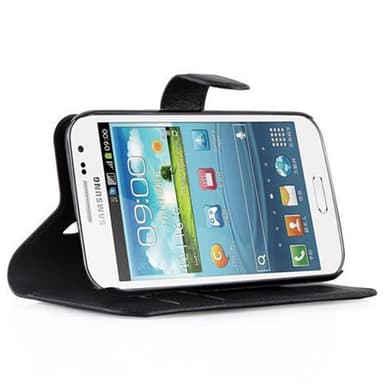 Samsung Galaxy WIN Suojakuori Lompakkokotelo (Musta)