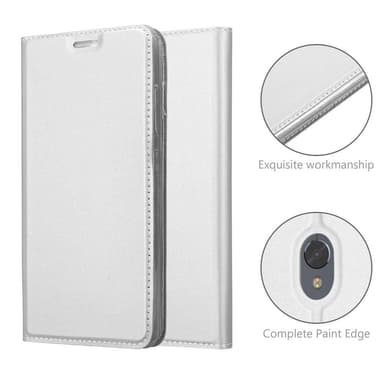 Lenovo P2 Suojakuori Lompakkokotelo (Hopea)