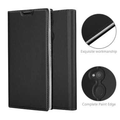 Sony Xperia L2 Suojakuori Lompakkokotelo (Musta)