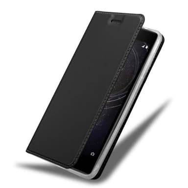 Sony Xperia L2 Suojakuori Lompakkokotelo (Musta)