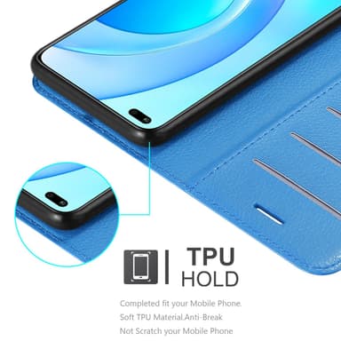 Honor 50 LITE Suojakuori Lompakkokotelo (Sininen)