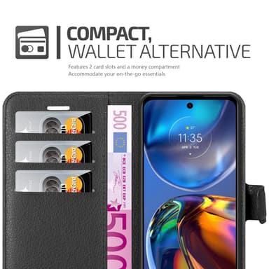 Motorola MOTO E32 4G / E32S Suojakuori Lompakkokotelo