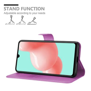 Samsung Galaxy A41 Suojakuori Lompakkokotelo (Violetti)