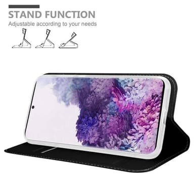Samsung Galaxy S20 Suojakuori Lompakkokotelo (Musta)
